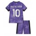 Liverpool Alexis Mac Allister #10 Barnkläder Tredje matchtröja till baby 2023-24 Kortärmad (+ Korta byxor) Billigt